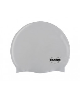 Nón bơi người lớn Fashy chất liệu sillicone mềm mại - Freesize phù hợp cho Nam, Nữ, Trẻ em trên 12 tuổi - Màu trắng