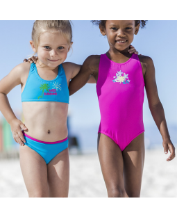 Bikini bé gái xanh dương 104