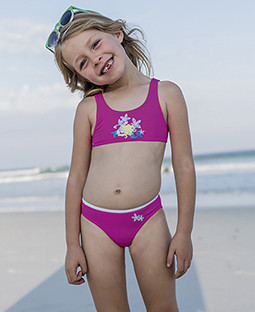 Bikini bé gái hồng 104